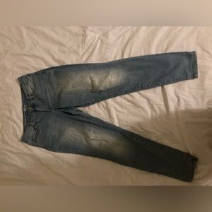 woman jeans size 8 light blue,worn once
